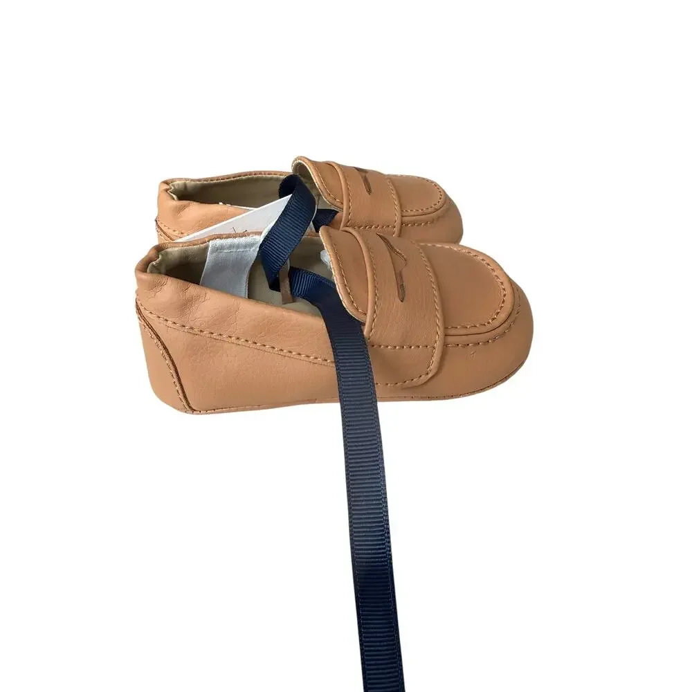 Janie and Jack Baby Camel Penny Loafer Size 12-18 M